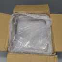 Yieach 4 Pack Clear Stackable Storage Drawers, 4.4'' Tall Acrylic Drawer Containers for Organizing, Bathroom Organizers and Storage Bin Box, Plastic Makeup, Medicine Organizer Bins for Cabinet, Undersink