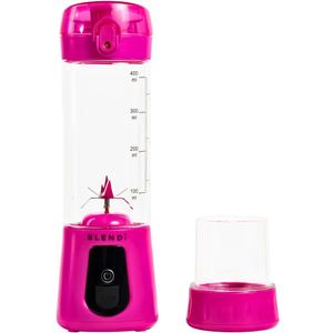 BLENDi Pro+ Portable Blender (New 2025 Model, 17.5oz, Hot Pink)  Upgraded Ice Crushing 120W Motor, USB-C Rechargeable, Cordless Personal Blender Smoothies & Shakes  BPA-Free, Travel-Friendly