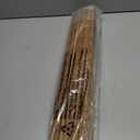 LazBlinds No Tools No Drill Cordless Bamboo Roman Shades, Light Filtering Window Treatment, Roll Up Bamboo Blinds for Windows 30'' W x 64'' H, Ceylon Light Russet