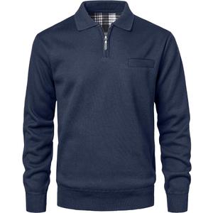 Mens Quarter-Zip Fleece Pullover Sweatshirts Casual Long Sleeve Winter Warm Sweatshirt with Pocket, M
