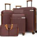 Cosbarn Luggage Sets 5Pcs Suitcases with Wheels,Large Suitcase,20"/24"/28"