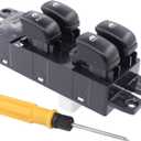 MOTOKU Front Driver Side Window Switch for Hyundai Santa Fe 2001-2006