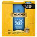 Twinings Lady Grey Black Tea Individually Wrapped Bags, 100 Count (Pack of 1), Orange Peel & Lemon Peel, Fresh and Uplifting, Caffeinated, Enjoy Hot or Iced, 100 Teabags