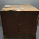 XINGQI Modern Chandelier Square 4-Light, Farmhouse Pendant Lighting Fixture for Dining Room Living Room Bedroom Kitchen Island,Antique Wood Grain+Brushed Nickel Metal Ceiling Lamp