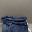 LBRO2M Sherpa Fleece Bed Blanket Queen Size,Super Soft Fuzzy Plush Warm Cozy Fluffy Microfiber Couch Throw Velvet Double Reversible Luxurious Blankets (Light Blue, Queen(90x90 Inches))