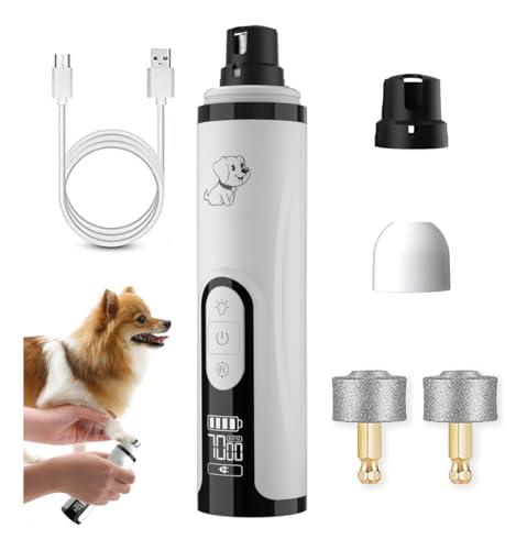 Huiteng XR Upgraded Slient Dog Nail Grinder, Professional Pet Nail Grinder, Triple Speed Settings, 2000mAh Battery, Ultra Quiet Operation for Stress-Free Grooming for Small Medium Large Dogs & Cat