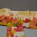 QZYL 4 Pack Thanksgiving Tablecloths, 54" x 108" Fall Plastic Tablecloth, Rectangle Maple Leaves Pumpkin Disposable Table Cloths Tablecover, Thanksgiving Decorations Table Decor Fall Party Supplies