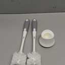 OXO Tot Bottle Brush with Nipple Cleaner and Stand  Gray, 2-Pack