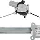 SCITOO Rear Left Power Window Regulator with Motor Fit for 2005-2012 for Acura RL,751-052