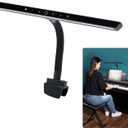 Piano Light for Digital Piano and Grand Piano, Professional Led Clip lamp with Ambient Light, Favorite Mode,Piano Lamps for Sheet Music, Eye-Care 5 Levels Color Temperatures 5 Levels Dimming