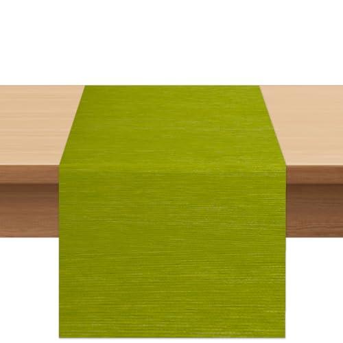 KEWUFD 72 inches Paper Table Runner Funny Disposable Table Runner for Dining Party Decorations for Birthday Wedding Anniversay Decor Sign Green