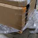 MAXYOYO Convertible Sofa Bed, Pull Out Loveseat Sleeper Sofa, 2 in 1 Folding Couch Bed, Fold Out Floor Couch with Pillows for Living Room Bedroom Lounge, Orange