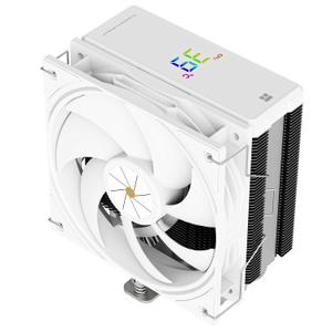 Thermalright Assassin X 120R Digital White CPU Cooler Air with 4X6mm HeatPipes, Digital Screen Top Cover,PWM Fan Heatsink CPU Cooler,151mm High, for AM5 and Intel lga1700/1851/1150/1151/1200