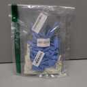 Blue and White Link Balloons, 60PCS Baby Light Blue White Linking Balloons with Tail for Making Balloon Wall Arch and Chains, Quick Balloon for Wedding Birthday Baby Shower Party Decorations (6inch)