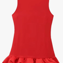 Women's Patchwork Mini Dress, O-Neck, Backless with Zipper, Female Dresses, L