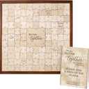 Lillian Rose Puzzle Guest Book For An Alternative Wedding Guestbook 
11.5 x 11.5 x 5 inches