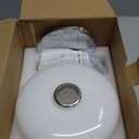 Mushroom Lamp Table Lamp for Night Stands,Mid Century Modern Desk Lamps for Bedroom, Vintage Dimmable Bedside Small Lamps, Cute Cool Home Room Aesthetic Decor for Living Room(White)