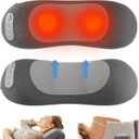 Smooth Spine Triple Fusion Back Massager for Sciatica Pain Relief Deep Tissue Neck Massage Device with Heat for Chronic Support Portable Electric Massagers for Sciatic Nerve and Lumbar Relief