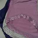 OLIKEME High Waisted Underwear for Women Tummy Control Full Coverage Cotton Ladies Panties Soft Stretch Briefs L