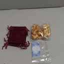 Bucherry 10 Set Olive Wood Cross My Heart Small Pocket Crosses with Bags and Prayer Cards Jesus Christian Holding Hand Crosses Bulk for Christmas Baptism First Communion Gift (Wood,2.36 Inches)