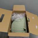 4-1 Colander with Bowl Set - Strainers for Kitchen, Food Strainers and Colanders, Pasta Strainer, Rice Strainer, Fruit Cleaner, Veggie Wash, Salad Spinner, Aesthetic Kitchen Essentials - Green