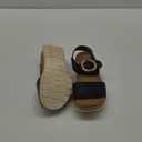 UBFEN Womens Flat Sandals Arch Support Open Toe Walking Comfy Casual Low Wedge Summer Shoes, 37