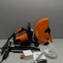 VEVOR Electric Concrete Saw, 14 in Circular Saw Cutter with 5 in Cutting Depth, Wet/Dry Disk Cutter Includes Water Line, Pump and Blade, for Stone, Brick, Porcelain, Concrete, 2600W Motor