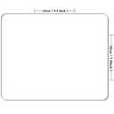2024 Calendar Horizontal Non-Slip Rubber Mouse Pad， Calendar Black Mouse Mat Mouse Pad Office Gaming Mousemat 9.5 inch x 7.9 inch
