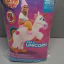 Spooktacular Creations Halloween Inflatable Costume Adult, Riding a Unicorn Blow-up Suit for Cosplay Themed Parties (X-Large(71In), White)