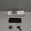 Netzu Projection Clock for Bedroom Ceiling, Alarm Clocks with 180 Rotatable Projector, Date Temperature and Weekday, Manual DST, 5 Brightness, 10 Ringtones, 4 Volumes and Snooze (Black)