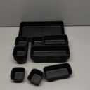 20 Pack Tool Box Organizer Tray, 5-sizes Large 12'' Tool Box Organizers And Storage, For Hammer, Wrench, Screw, Small Parts Toolbox Organization, Tool Cart Chest Garage Drawer Organizer Tray, Black