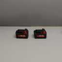 Worthmah 2 Pack 5.0Ah 18V Batteries Replace for M18 Milwaukee Battery Lithium lon 48-11-1850 48-11-1860, Compatible with Milwaukee m18 Battery Charger and 18 Volt Cordless Power Tools