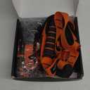 Pull Up Bands, Heavy Duty Resistance Bands with Handle, Workout Bands for Pull Up Bar, Pullup Assist Band Set for Exercise, Full Body Workout, Home Gym for Enhanced Strength, Muscle Training (1-Orange)