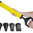 Mairuker Hand Caulking Grout Guns Tool Pump with 4 Nozzles, Mortar Cement Sprayer Machine for Repairing Brick Ceramic Tile Floor Gaps