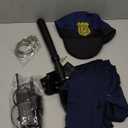 Spooktacular Creations 7 Pcs Women Police Costume, Halloween Cop Costume Women for Adult Halloween Cosplay Party Events Medium