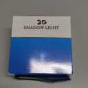 3D SHADOW LIGHT Accessories for Tesla Interior Car Door Lights LED Logo Projector, Ultra-Bright American Flag Design (Black and White), Model 3 Y X S Compatible