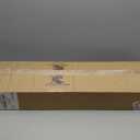 Modern LED Linear Rectangle Chandelier Dimmable 35.4 Kitchen Island Lighting, Contemporary Hanging Linear Led Pendant Chandelier Light Fixture for Dining Room Hallway Bar Black