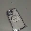 Spevert Magnetic Clear Case for iPhone 13 Pro Max with Camera Lens Protector Full Protection Case Compatible with MagSafe Elegant Anti-Scratch Case Cover 6.7 Inch (Purple)