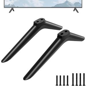 Maozhren TV Stand Legs for Hisense TV Legs, for Hisense TV 40H5590F 40H4F 40H3F9 40H4030F1 43H4F 43H4030F 43H4030F1 TV Stand with Screws Set, Easy to Install, Black