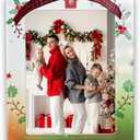 Christmas Photo Frame Ornament 2025, Acrylic Photos Ornament for Tree, Christmas Ornaments For Photos, Picture Frames Ornaments Gift for Family, Gifts For Family Members, Presents for Couples (Where Love Lives, Christmas Thrives)