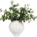 Artificial Plants,3Pcs 31inch Green Faux Stems for Vase,Fake Flowers Faux Branches Artificial Plants & Flowers for Home Decor (3, Kalanchoe)