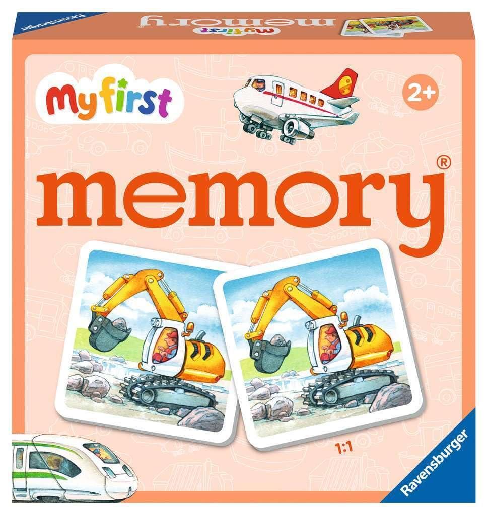 Ravensburger Vehicles My First Memory Game for Kids Ages 2 and Up A Fun & Fast Picture Matching Game