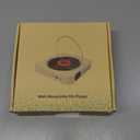 Bluetooth Portable Home CD Music Player with Remote Control, Timer, Built-in Speakers and LED Display - FM Radio Boombox (White)