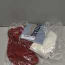 Christmas Stockings with Initials, Letter A Embroidered Xmas Stockings, 18" Large Monogram Knitted Xmas Stocking, Christmas Party Fireplace Family Hanging Stocking Decorations 1Pcs Red-White