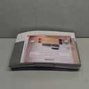 4 Pack Large Closet Storage Baskets Bins for Shelves | Fabric Closet Organizers and Storage with Handles Home Organization | Decorative Collapsible Baskets for Organizing Clothes Toy Nursery 14"x10" (White with Grey)