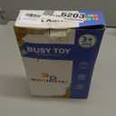 Busy Board for Toddler Kid Early Development, Fidget Sensory Learning Motor Skills Montessori Toy for Age 3 4 5, Busy Pad Fidget Spinner Travel Toy Birthday Gifts Educational Activities for Boy Girl