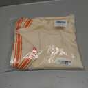 Susclude Womens Wide Leg Sweatpants Baggy Cotton Stretch Track Pants Lightweight Striped Casual Lounge Flatters Legs Pants (Large, Beige)