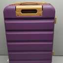Luggage Sets 3 Piece,Suitcases with Wheels,Carry On Luggage Set,ABS Hard Case Luggage with TSA Lock Spinner Wheels(3 Piece Sets,Purple(20"/DB/TB))