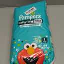 Pampers Diapers Baby Dry Size 1, 44 Count, Absorbent Disposable Infant Diaper 