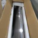 24 inch Range Hood Under Cabinet, Stainless Steel Range Hood 280CFM, Slim Kitchen Stove Hood w/Push Button, Ducted/Ductless Convertible, 3 Speeds Exhaust Fan, LED Light and Carbon Filter